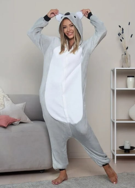 Пижама кигуруми Kigurumi Женская Коала Серый размер XL 175-185 см ...