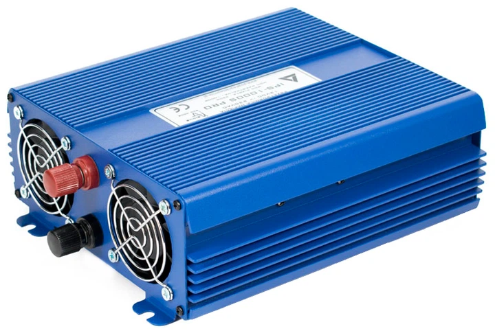 Автомобільний інвертор AZO Digital IPS-1000S PRO 1000W чиста синусоїда 12-230V DC-AC (5903332566570) - зображення 3