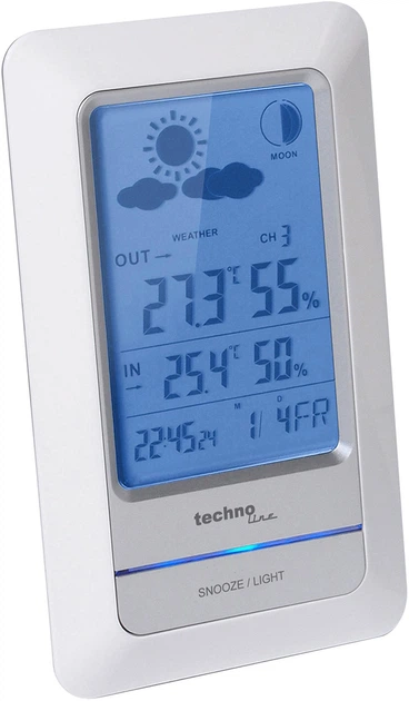 Метеостанція Technoline WS6740 White/Silver - зображення 3