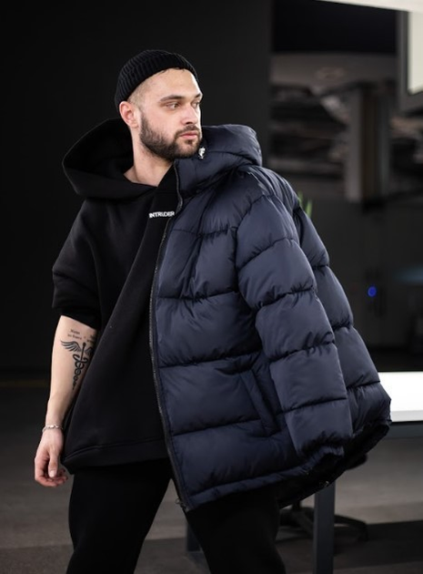 Утепленная зимняя куртка с капюшоном DEDRA BH71K2-XL размер XL XL/56 || XL | zoopark-tula.ru