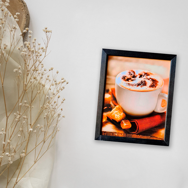Фотокартина в дерев'яній рамі Coffee 2 20х25 см POS-2025-065 - зображення 2