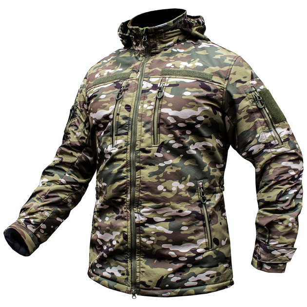 Куртка SoftShell + Толстовка флисовая Armoline DIVISION Multicam. S - изображение 2