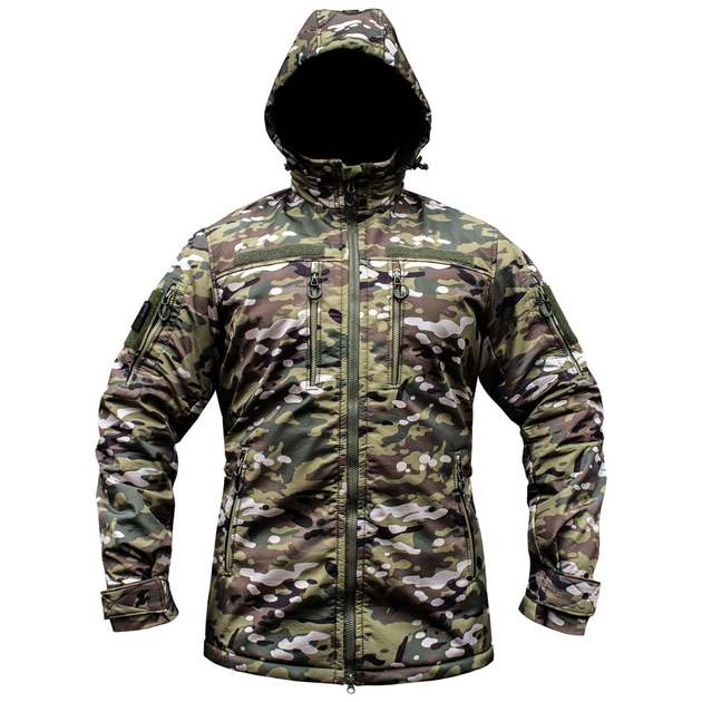 Куртка SoftShell + Толстовка флісова Armoline DIVISION Multicam. XL - зображення 1