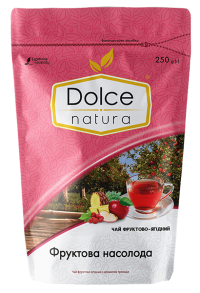 Чай плодово-ягідний «Фруктове насолоду» Dolce Natura 250 г - Фото 3 Чай плодово-ягідний «Фруктове насолоду» Dolce Natura 250 г - зображення 3