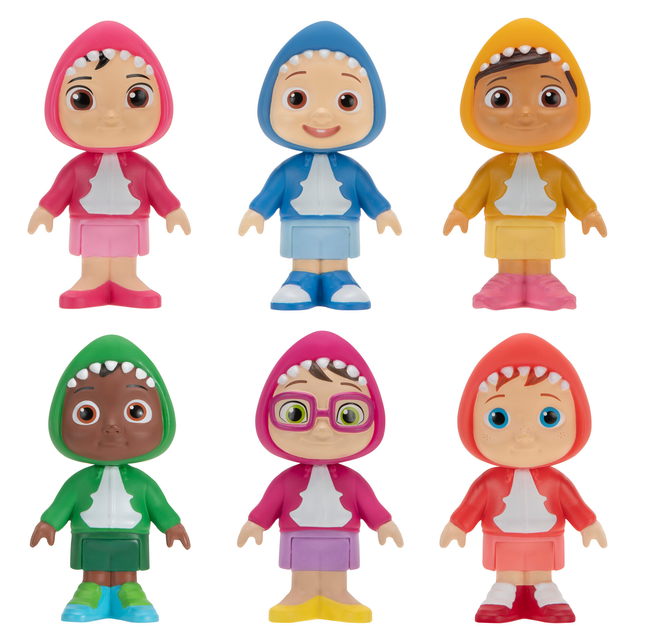 Фігурки Jazwares Cocomelon Family and Friends в кофтах з акулячої шкіри 1 шт (191726397847) - зображення 4