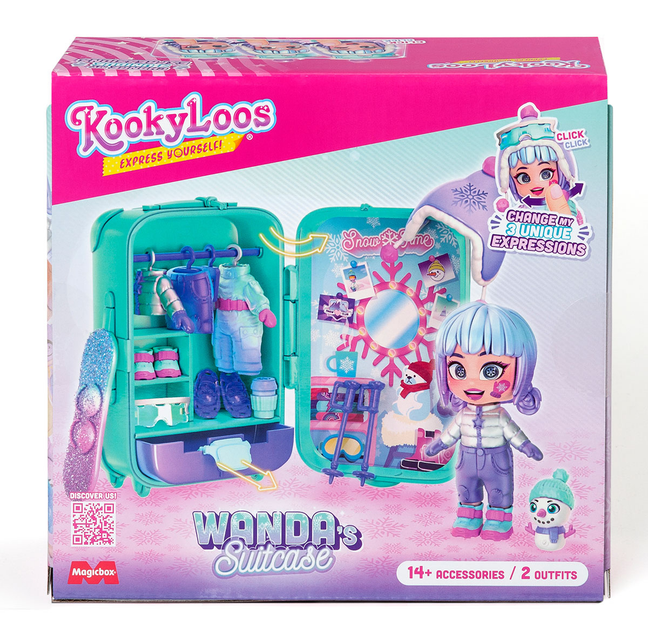 Фігурки Magic Box Wanda Wardrobe Walizka KookyLoos з аксесуарами 1 шт (8431618024027) - зображення 4