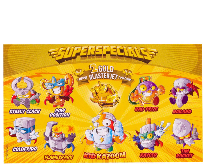 Фігурки Magic Box Золотий набір з ексклюзивними Zingsami Серия 4 Super Things 1 шт (8431618021064) - зображення 4
