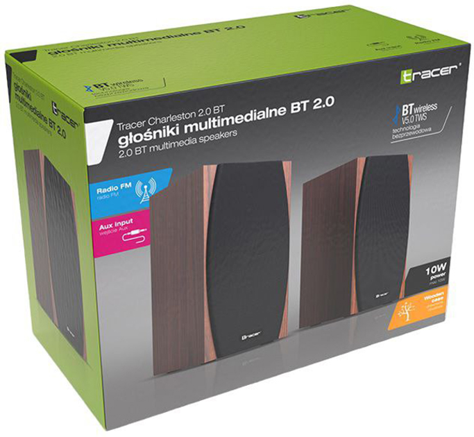 Акустична система Tracer Charleston 2.0 Bluetooth (TRAGLO47194) - зображення 4