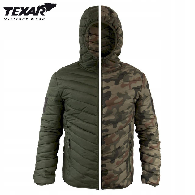 Куртка тактична Texar Reverse Woodland Multicam Olive XL - зображення 1