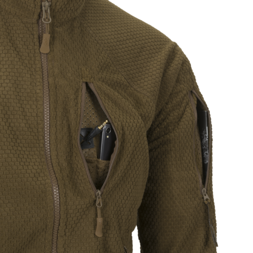 Кофта флісова Helikon-tex Alpha Tactical Coyote M - изображение 13