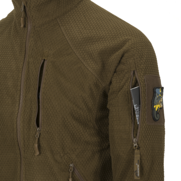 Кофта флісова Helikon-Tex Alpha Tactical фліс Coyote XXXL - изображение 2