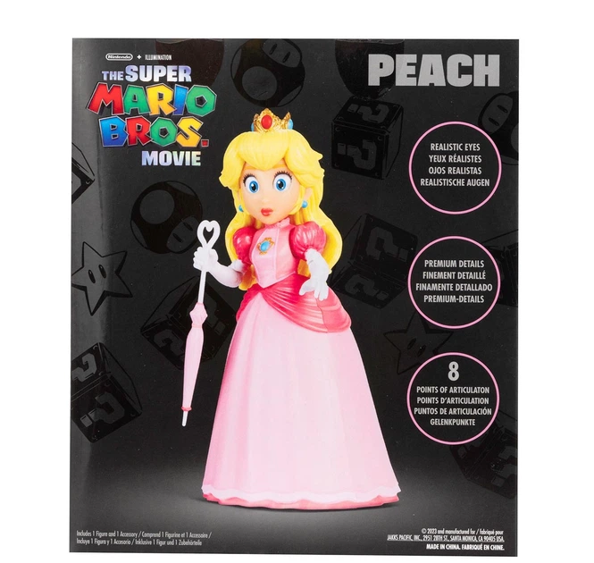 Фигурка Jakks Pacific принцессы Peach Super Mario Movie 13 см