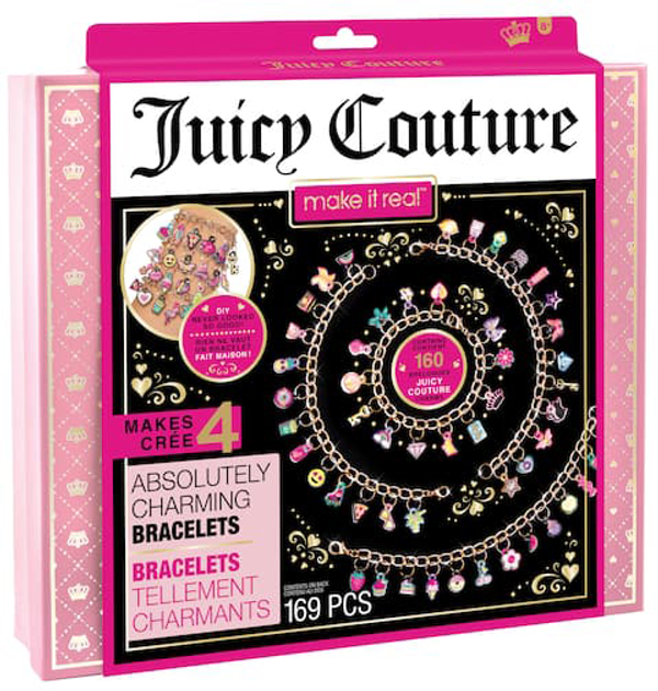 Набір для виготовлення браслетів Make It Real Juicy Couture Absolutely Charming (695929044145) - зображення 1