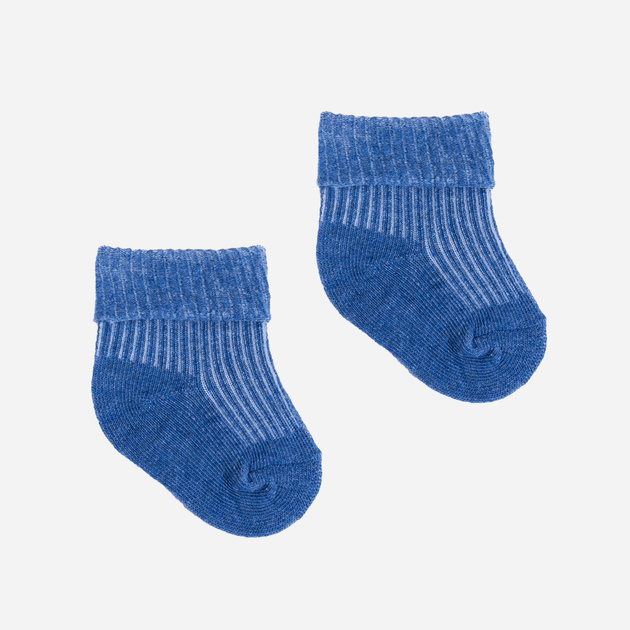 Набір шкарпеток дитячий YOCLUB 3Pack Boy's Turn Cuff Sock SKA-0009U-0000-004 3-6 3 пари Blue (5904921626231) - зображення 2