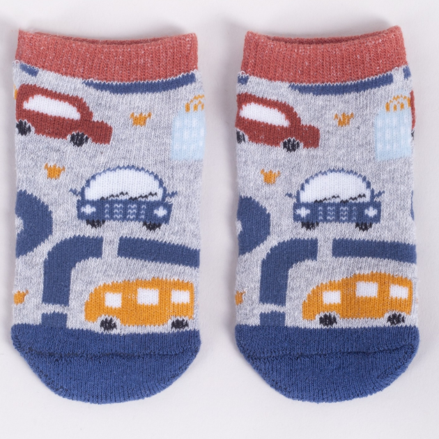 Zestaw skarpetek dla dzieci YOCLUB 3Pack Baby Boy's Socks SKA-0110C-AA30-0022 0-3 3 pary Multicolour (5904921626323) - obraz 2