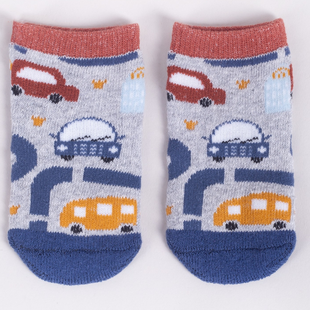 Zestaw skarpet dla dzieci YOCLUB 3Pack Baby Boy's Socks SKA-0110C-AA30-0022 0-3 3 pary Multicolour (5904921626323) - obraz 2