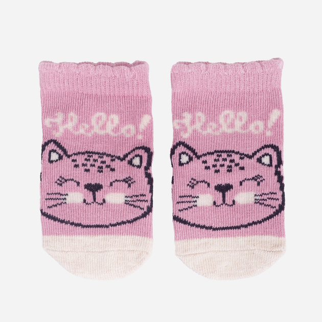 Zestaw skarpetek dziecięcych dla dziewczynki YOCLUB 3Pack Baby Girl's Socks SKA-0110G-AA30-002 6-9 3 pary Wielobarwny (5904921626408) - obraz 3