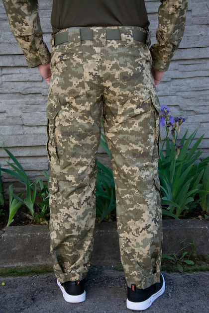Тактические штаны Кіраса летние рип-стоп пиксель 46 размер 840-0 - изображение 2