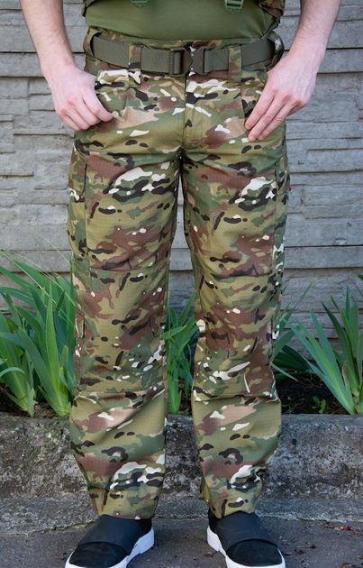 Тактические штаны летние Кіраса рип-стоп мультикам 46 размер 841-0 - изображение 1