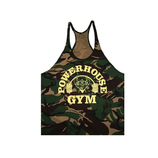 Спортивная майка мужская Powerhouse Gym 4042 M Хаки - Фото 1 Спортивная майка мужская Powerhouse Gym 4042 M Хаки - изображение 1