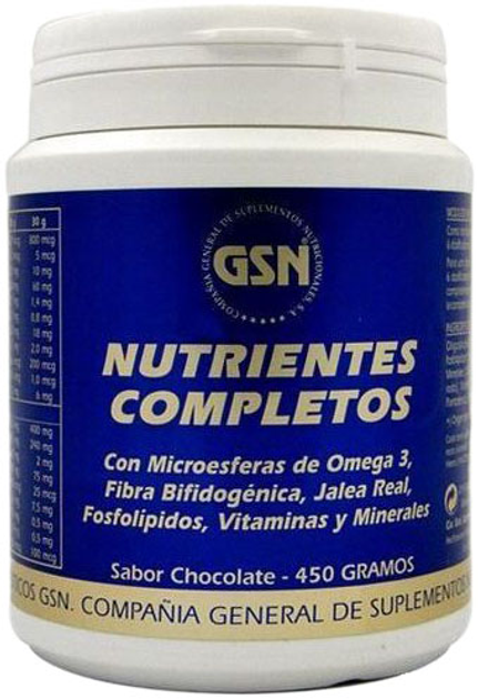 Вітамінно-мінеральний комплекс Gsn Nutrientes Completos Cho 450 г (8426609020171) - зображення 1