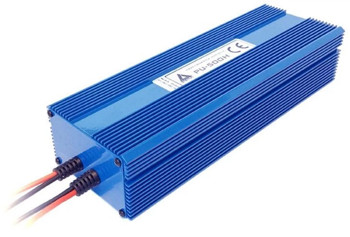 Автомобільний інвертор AZO Digital PU-500H 500W 10-20/24V DC-DC Водонепроникний (5905279203457) - зображення 1