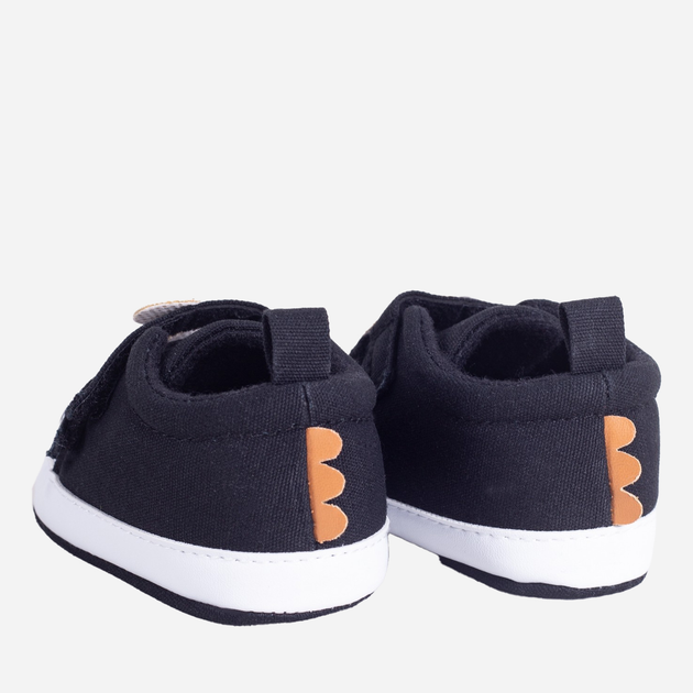 Дитячі пінетки для хлопчика YOCLUB Baby Boy's Shoes OBO-0208C-3400 Чорні (5904921608435) - зображення 3