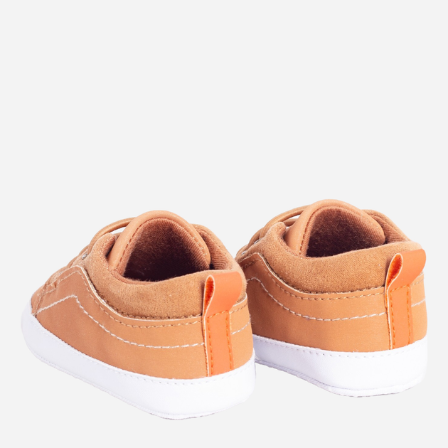 Дитячі пінетки для хлопчика YOCLUB Baby Boy's Shoes OBO-0217C-6800 Коричневі (5904921608923) - зображення 3