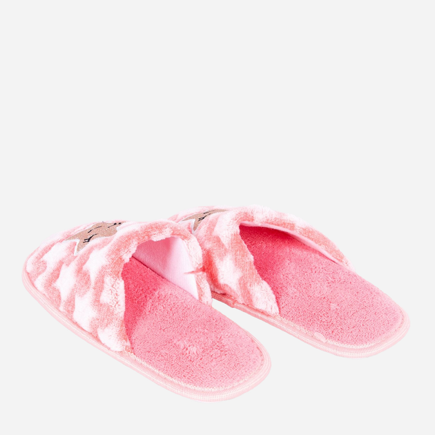 Дитячі кімнатні капці YOCLUB Girls' Slippers OKL-0119G-0600 34-35 Pink (5904921605236) - зображення 3