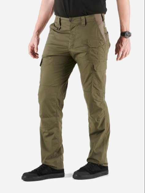 Тактические штаны мужские 5.11 Tactical 74512L-186 W46/L34 [186] Ranger Green (2000980608461) - изображение 2