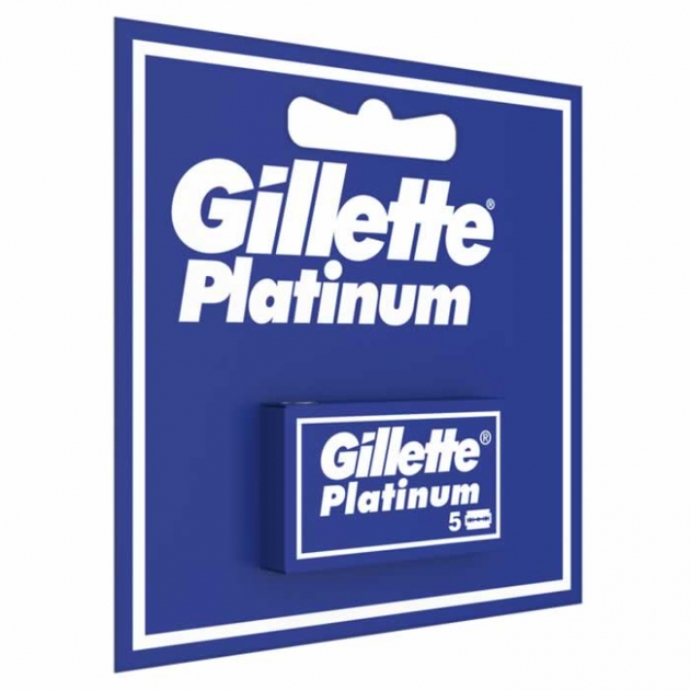 Леза для бритв Gillette Platinum Refill 5 шт (3014260596989) - зображення 1