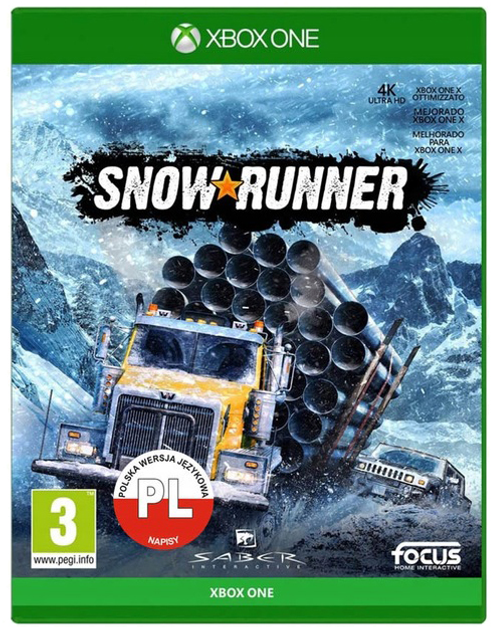 Гра Xbox One Snowrunner (Blu-ray диск) (3512899122895) - зображення 1