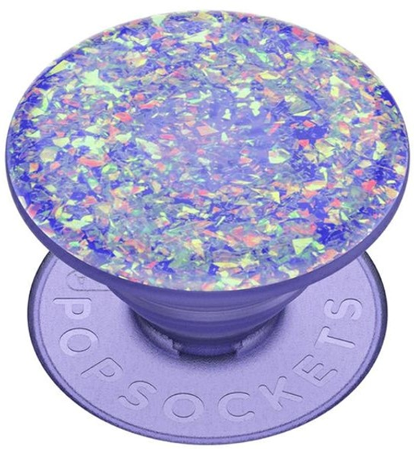 Uchwyt i podstawka do telefonu PopSockets Iridescent Confetti Ice Purple (840173720301) - obraz 1