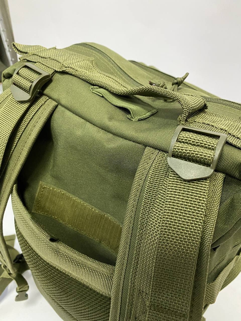 Військовий рюкзак з системою MOLLE, колір хакі, 45L - зображення 1