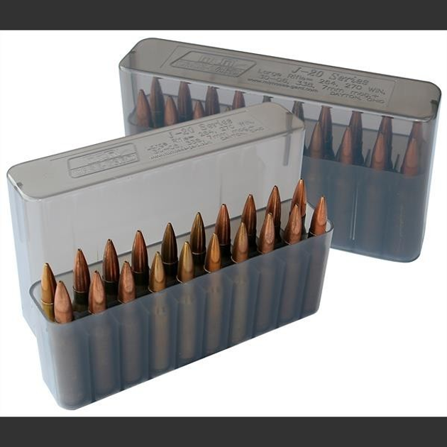 Бокс для патронів MTM J-20-L SLIP TOP AMMO BOX 20Rnd .308 - зображення 1