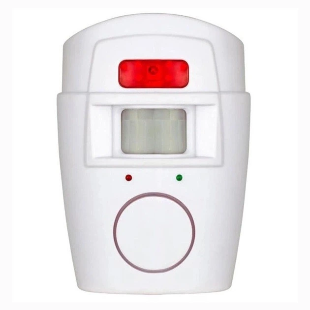 Сигнализация для дома ALARM-105 Белая Сенсорная инфракрасная на батарейках беспроводной датчик движения 2 пульта на брелке - Фото 3 Сигнализация для дома ALARM-105 Белая Сенсорная инфракрасная на батарейках беспроводной датчик движения 2 пульта на брелке - изображение 3