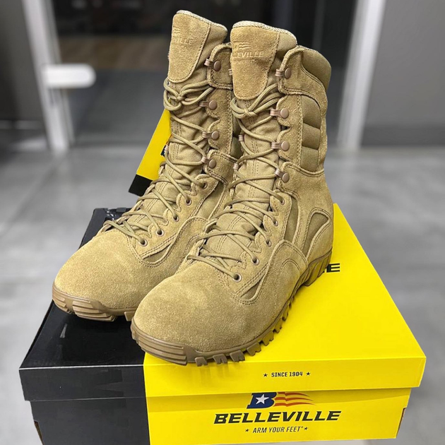 Берцы Belleville KHYBER TR550WPINS, размер 10.5/43.5, цвет Койот, теплые, стандарт армии США - изображение 1