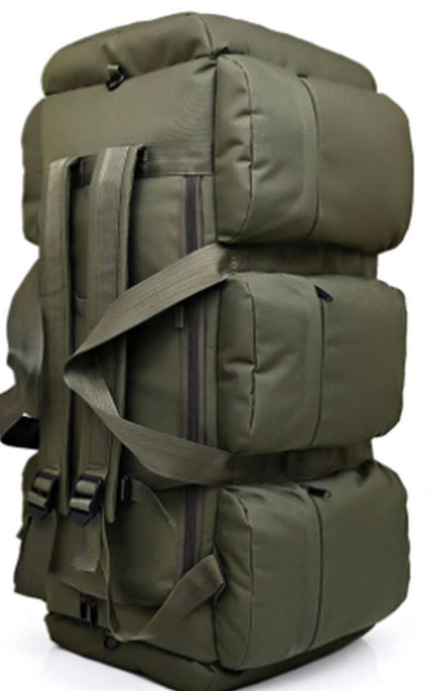 Тактический большой рюкзак 90л Оксфорд Зеленый (40903) Kali - изображение 2