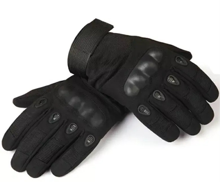 Повнопалі військові рукавички похідні армійські мисливські захисні FQ16S007 Чорний L (160075) Kali - зображення 1