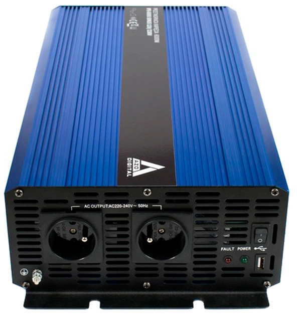 Przetwornica samochodowa AZO Digital IPS-8000S SINUS 8000W czysta sinusoida 12-230V DC-AC (5903699340219) - obraz 3