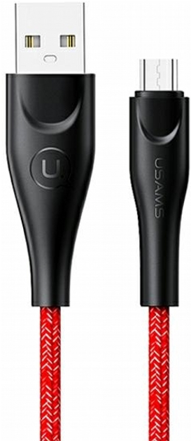 Кабель Usams U41 USB Type-A на micro-USB 2 A Fast Charge 2 м Red (SJ396USB02) (6958444983578) - зображення 1