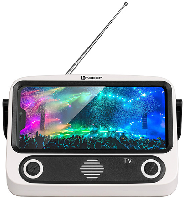 Podstawka pod telefon z głośnikiem BT Tracer TV79 - FM, USB, Powerbank (TRAUCH46874) - obraz 3