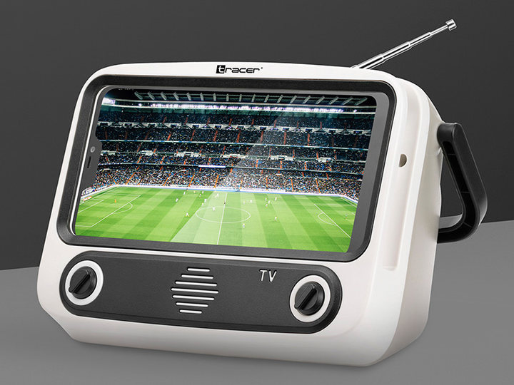 Podstawka pod telefon z głośnikiem BT Tracer TV79 - FM, USB, Powerbank (TRAUCH46874) - obraz 6