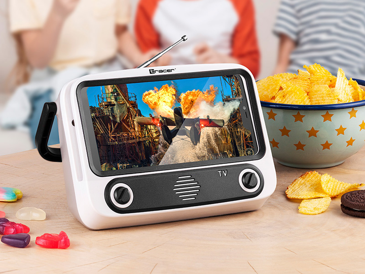 Podstawka pod telefon z głośnikiem BT Tracer TV79 - FM, USB, Powerbank (TRAUCH46874) - obraz 7