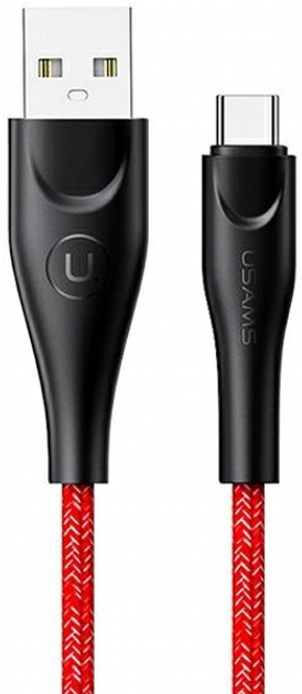 Кабель Usams U41 USB Type-A на USB Type-C 2 A 2 м Red (SJ395USB02) (6958444983554) - зображення 1