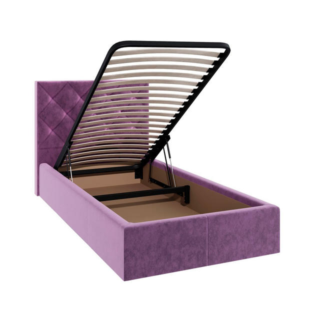 Кровать BristolDesign Misty DK Violet Comfort с нишей для белья 90x190 ...