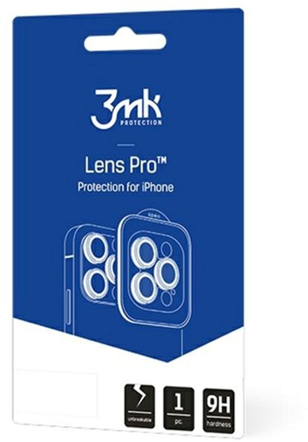 Szkło ochronne 3MK Lens Protection Pro na obiektyw aparatu Samsung Galaxy Fold 4 z ramką montażową (5903108516266) - obraz 1