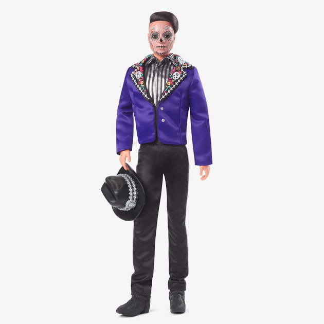 Лялька Барбі Кен колекційний День мертвих Barbie Signature Ken Dia De Muertos 2023 (HJX15) - Фото 4 Лялька Барбі Кен колекційний День мертвих Barbie Signature Ken Dia De Muertos 2023 (HJX15) - зображення 4