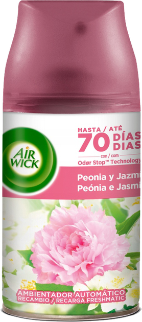 Odświeżacz powietrza Air Wick Ambientador Recambio Peonia & Jazmin 250 ml (8410104894931) - obraz 1