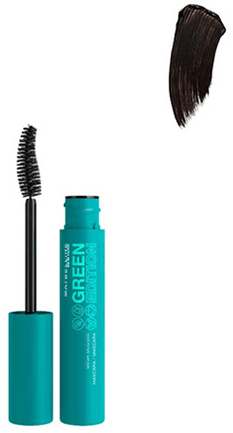 Туш для вій Maybelline Green Edition Mascara Very Black Подовження 9.5 мл (30158320) - зображення 1